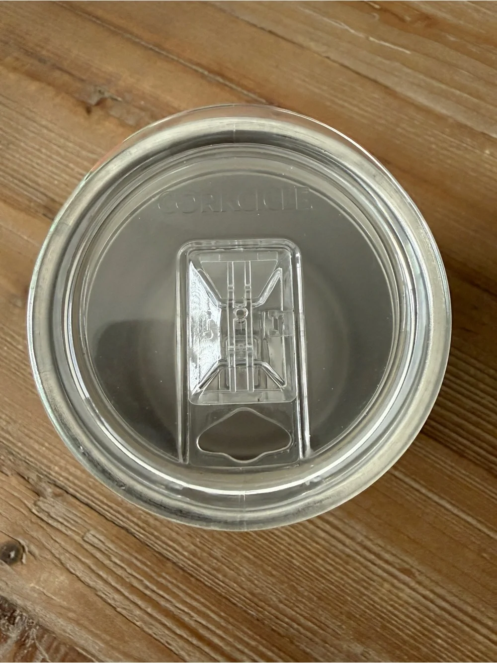 12oz Corkcicle stemless tumbler featuring a 